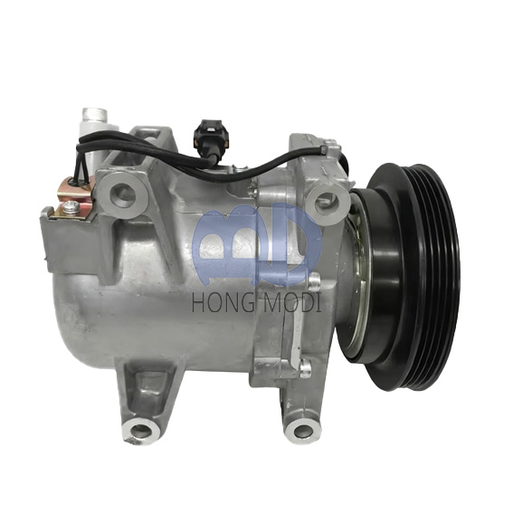 全新12v三月汽车交流压缩机日产阳光92600-2J204 CR14 145毫米6PK 2007-2009适合英菲尼迪和一汽空气压缩机