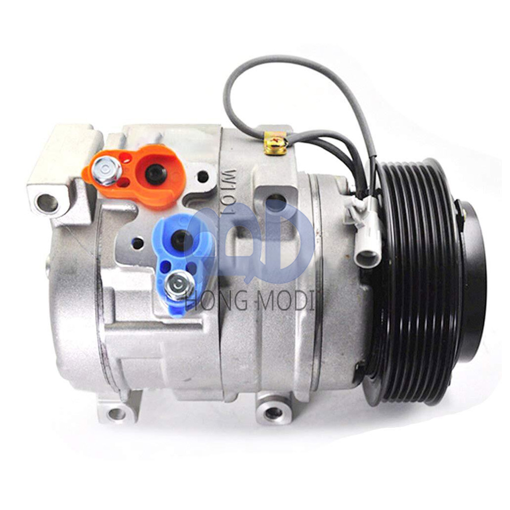 SINOCMP 447220-4713 7PK 12V 空调压缩机 汽车空调压缩机离合器总成 适用于 Fortuner Hilux Vigo 10S15C