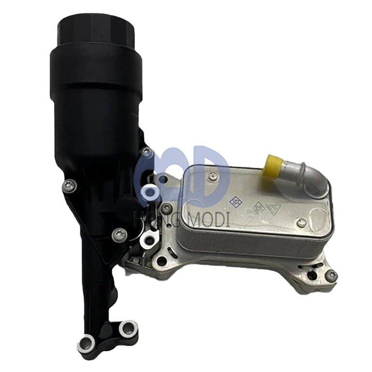 6511801310 Engine Oil Filter Housing Cooler 651 180 13 10 Compatible with Mercedes-Benz Sprinter W636 M651 Automotive Parts