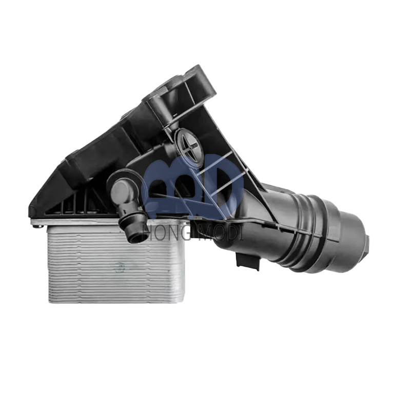 AUCERAMIC 11428583895 Upgraded Aluminum Engine Oil Cooler Filter Assembly, compatible with 2016-2023 BMW 340i 440i 540i 640i 740i 745e 840i M2 M240i M3 X3 X4 X5 X6 X7 Z4 3.0L, replaces part number: 11