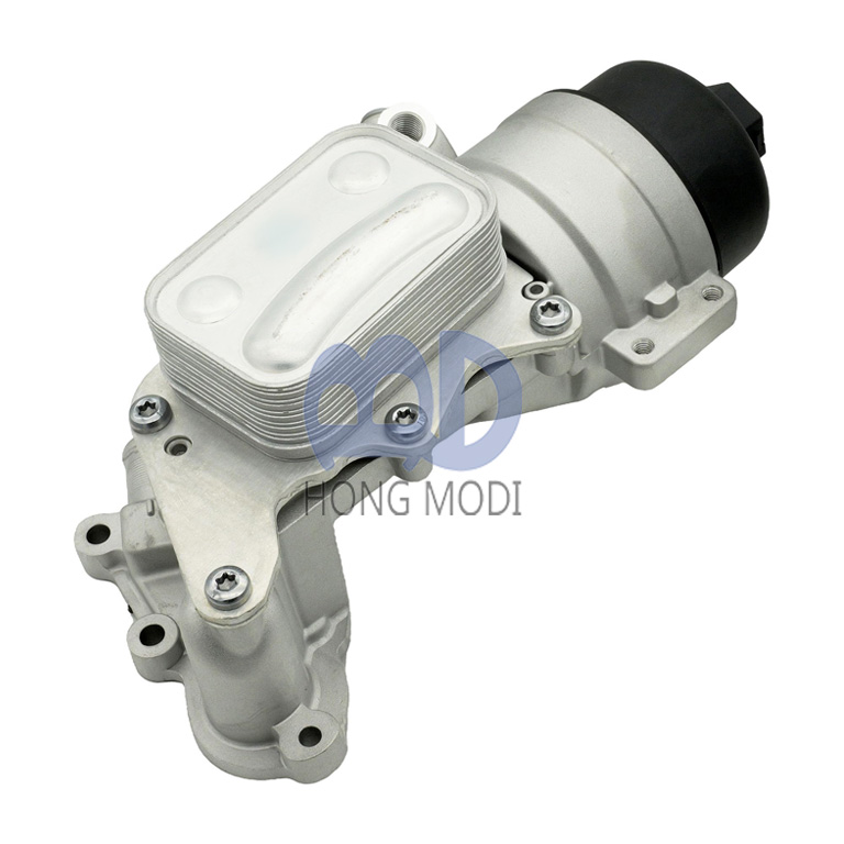 11428643745 Engine Oil Cooler Filter Housing, suitable for 2010-2015 Mini Cooper, 2011-2016 Mini Cooper Countryman, and 2013-2016 Mini Cooper Paceman 1.6L N18 #11427583112