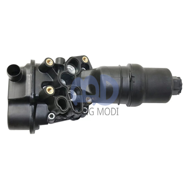 URO Parts 06F115397H Oil Filter Housing Assembly, Black