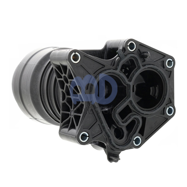 Engine oil filter housing for Audi and Porsche vehicles, part numbers 06M115401L and PAB115401.