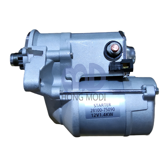 Engine parts, automotive starter motor 28100-75090, high quality, suitable for Toyota.