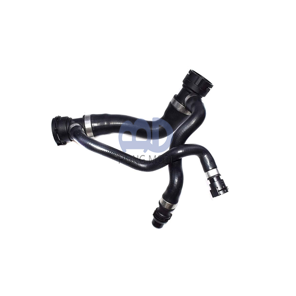 Radiator upper coolant hose 17127546064 is only suitable for automatic transmission models, connecting the upper radiator hose to the thermostat housing on BMW E60 E61 525I 525Xi 528I 530I.