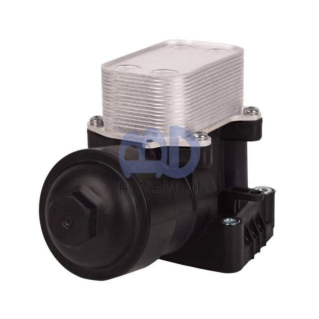 Oil filter housing assembly, compatible with Audi A3, Amarok, Passat, Q3 Quattro. Replacement part numbers: 03L115389H, 03L-115-389-H, 03L115389B, 03L115389C, 03L115389G, 03L115389G